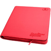 Zipfolio Xenoskin 24-Pocket Rød Ultimate Guard - Til 480 kort - Quadrow
